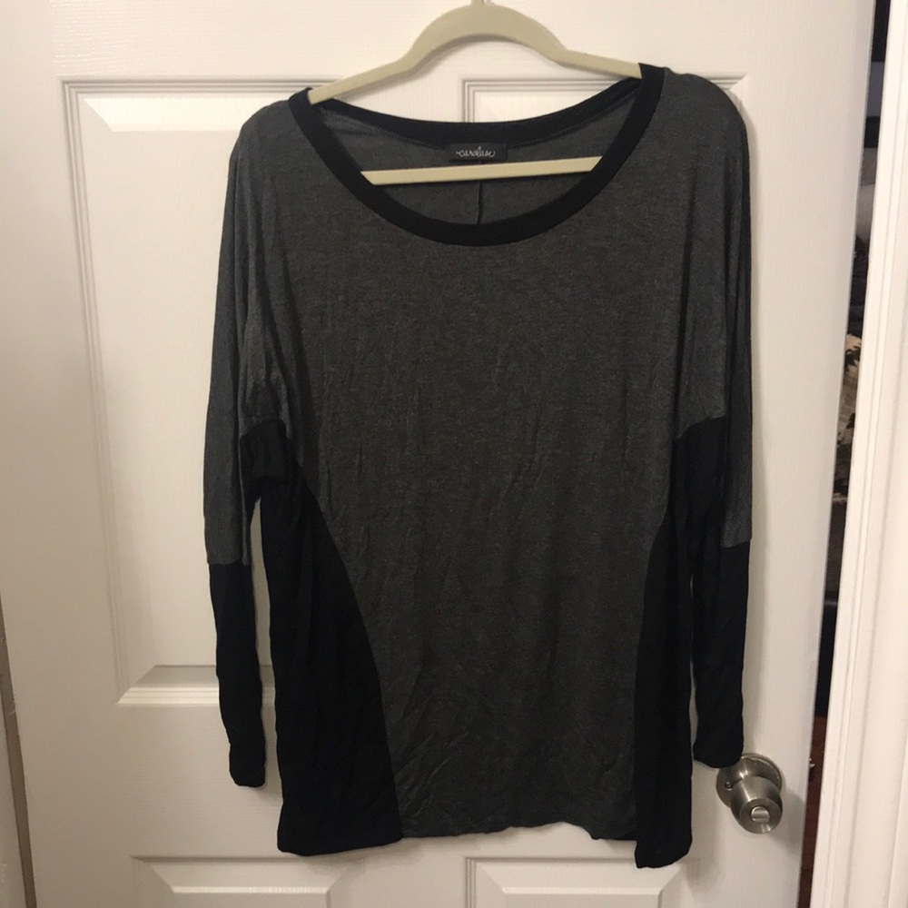 Black and grey long sleeve